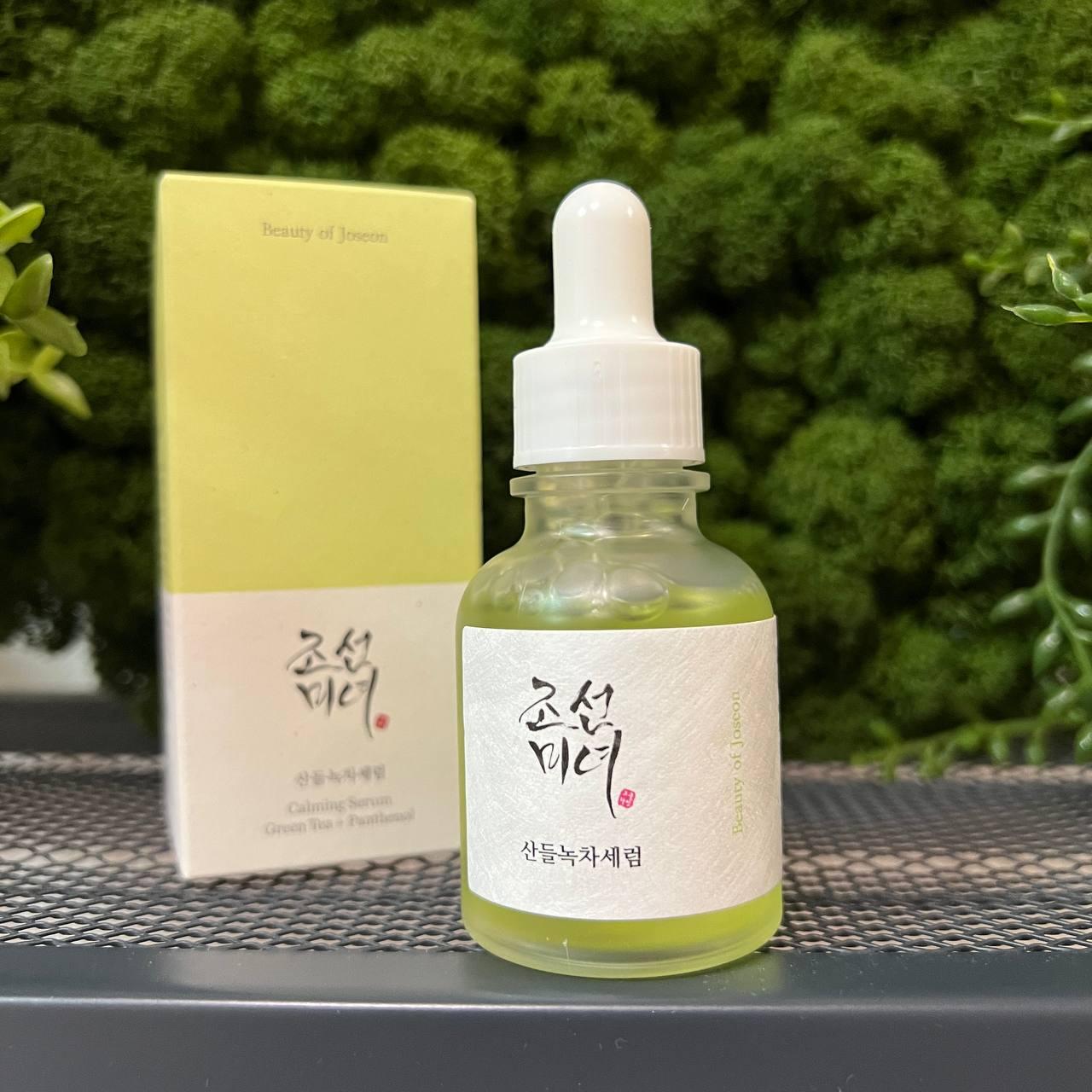 Успокаивающая сыворотка Beauty of Joseon Calming Serum: Green tea+Panthenol, 30мл - фото 1 - id-p207553443