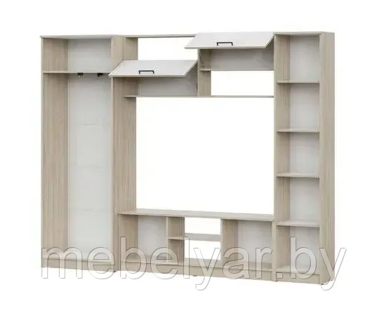 Стенка NN Мебель МГС 3 Дуб Сонома / Белый - фото 2 - id-p207709535