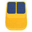 Подставка для ног 2-ступенчатая антискользящая PITUSO, Yellow/Желтая, фото 2