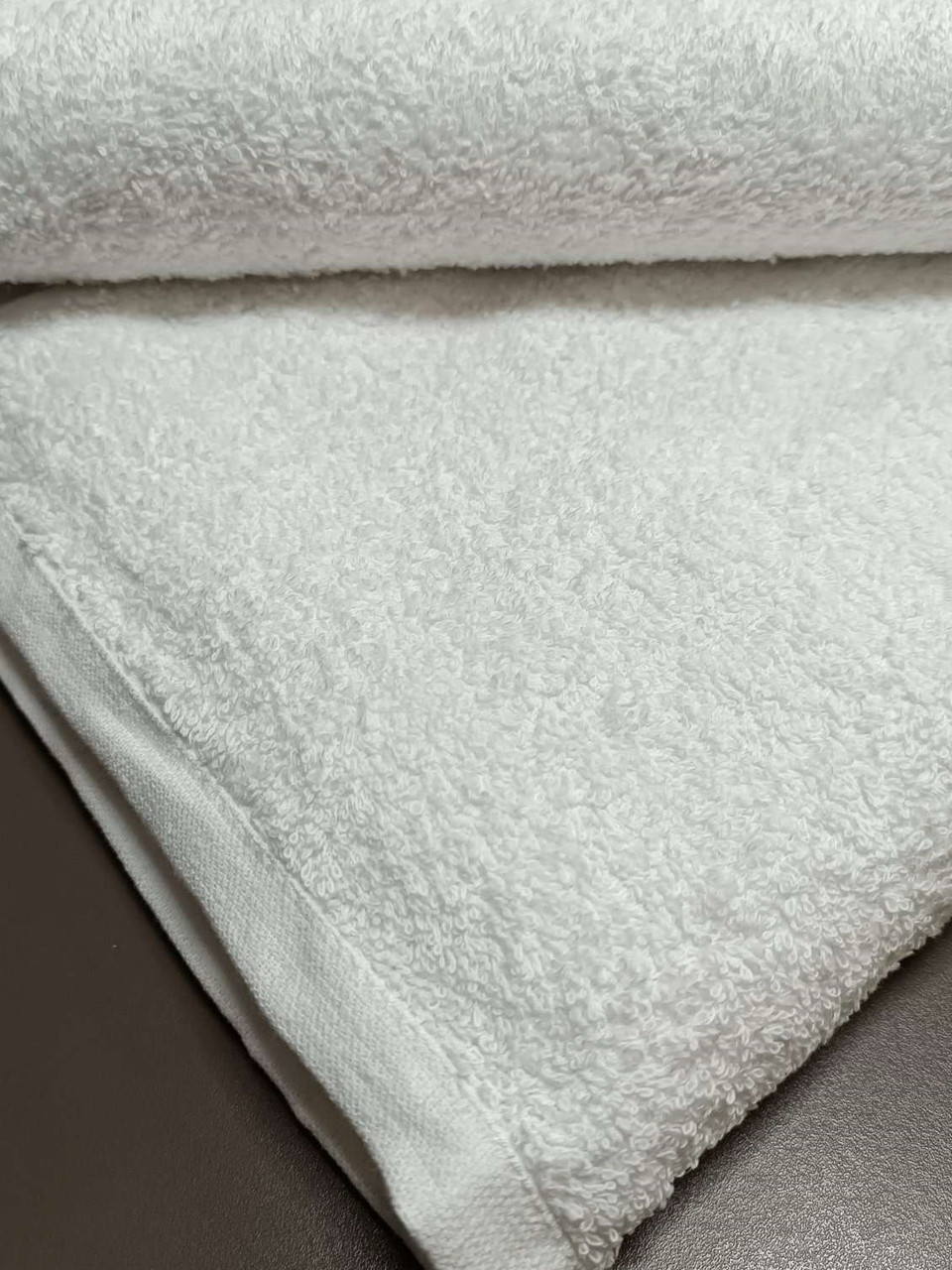Махровое полотенце АТК 70х140 (WHITE) 430г/м2, без бордюра, белое - фото 3 - id-p207709574
