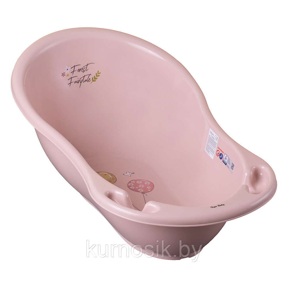 Ванночка детская для купания Tega Лесная сказка, Светло-Розовый - фото 1 - id-p207709682
