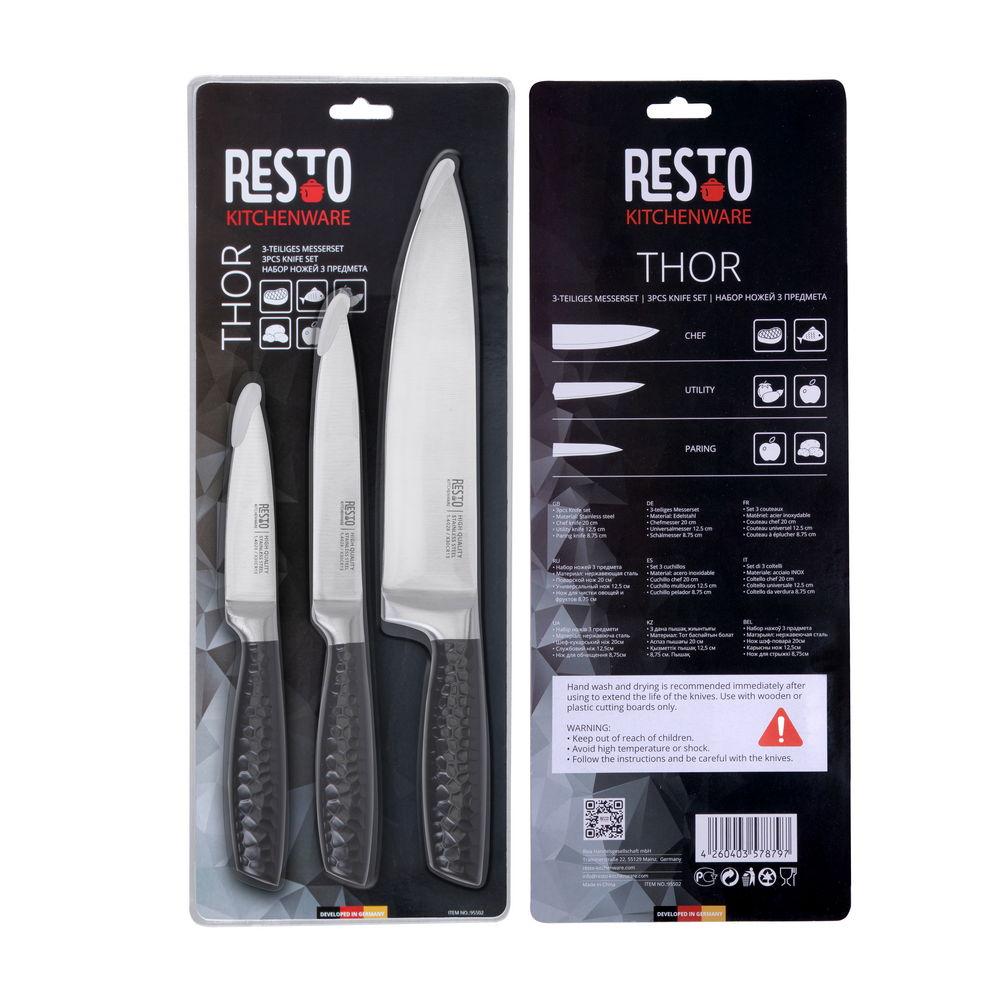 Набор ножей 3пр Resto Thor - фото 2 - id-p207709793