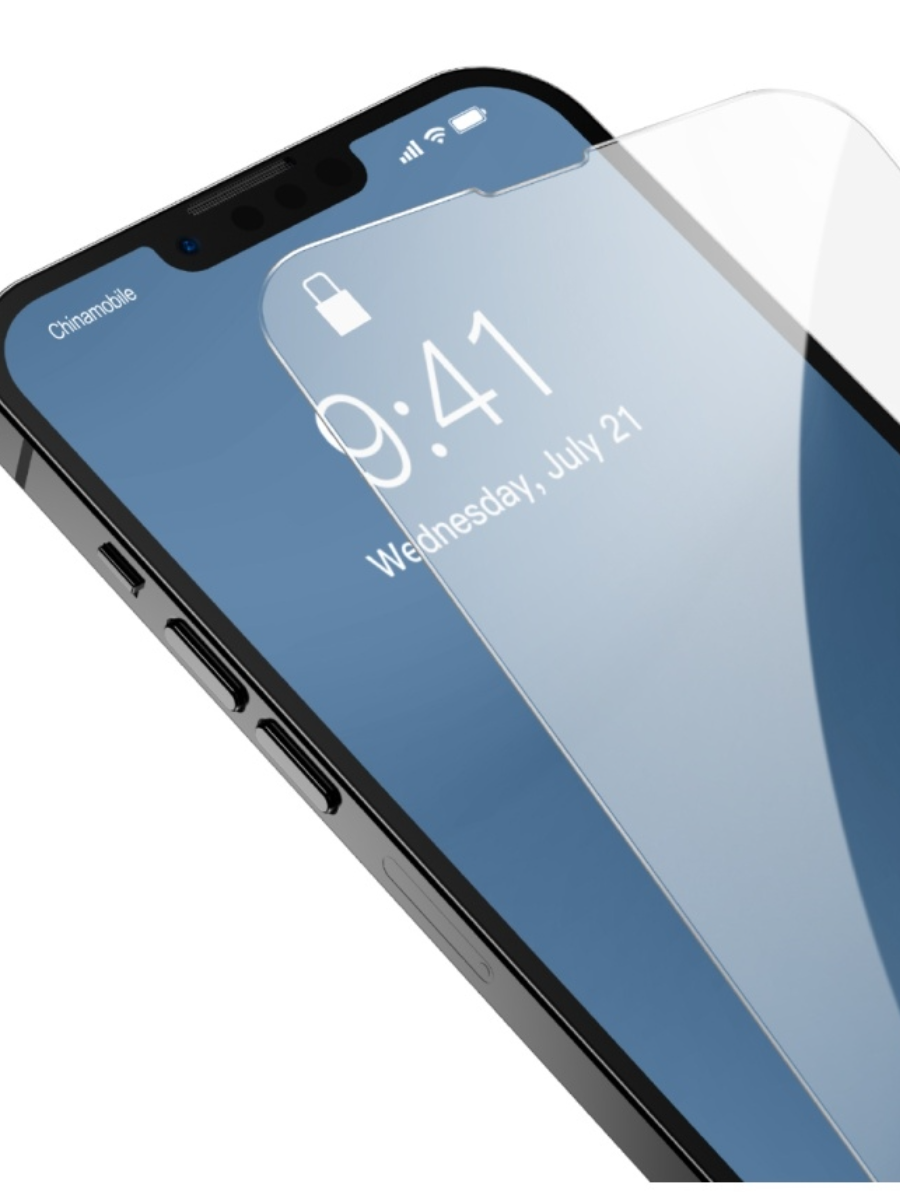 Защитное стекло Baseus для Apple Iphone 13 Pro Max прозрачный (2шт в комплекте) - фото 4 - id-p207709780
