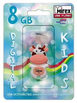 USB Flash Mirex COW PEACH 8GB (13600-KIDCWP08)