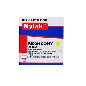 Картридж Ricoh гелевый GC 41Y желтый (MyInk) 22ml