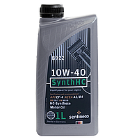 МАСЛО МОТОРНОЕ Полусинтетическое SENFINECO SYNTHHC 10W-40 API CF-4 ACEA A3/B4,бут. 1 л