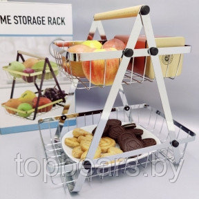 Корзина для хранения фруктов, овощей, посуды Home storage rack / фруктовница / хлебница / органайзер - фото 1 - id-p207713125