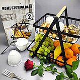 Корзина для хранения фруктов, овощей, посуды Home storage rack / фруктовница / хлебница / органайзер, фото 8