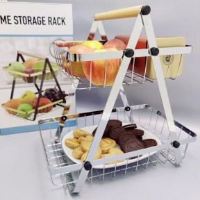 Корзина для хранения фруктов, овощей, посуды Home storage rack / фруктовница / хлебница / органайзер - фото 1 - id-p207713408