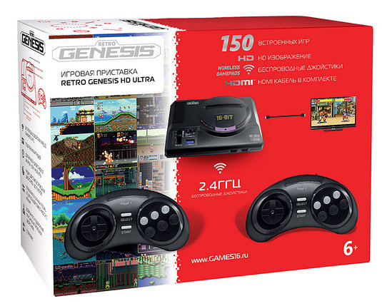 Игровая приставка SEGA Retro Genesis HD Ultra 16 Bit 150 игр HDMI, фото 2