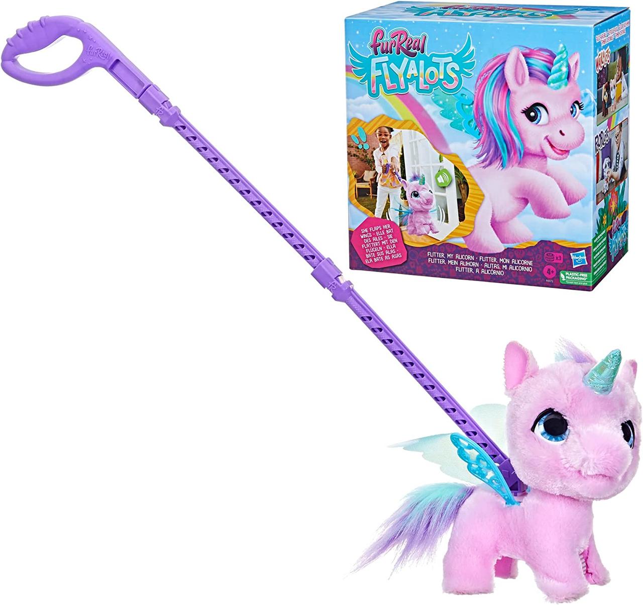 Hasbro Интерактивная игрушка на поводке FurReal Friends Летающий Единорог