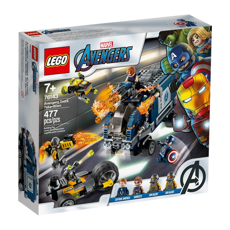 Lego Marvel Super Heroes 76143 Мстители Нападение на грузовик - фото 1 - id-p207712717