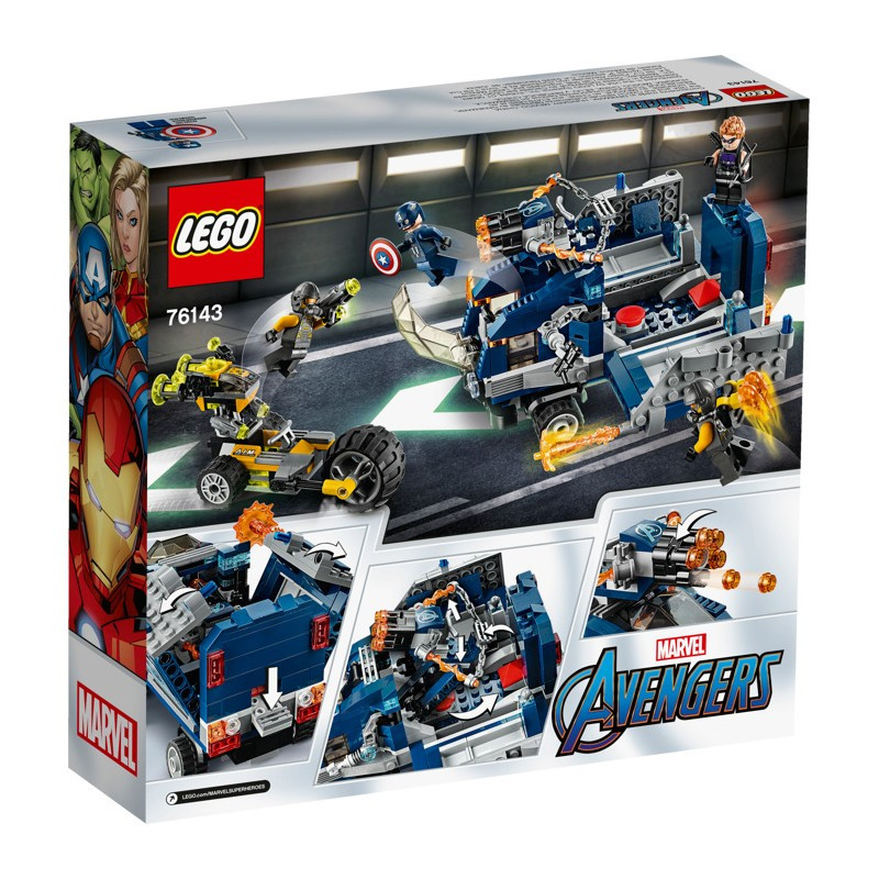 Lego Marvel Super Heroes 76143 Мстители Нападение на грузовик - фото 5 - id-p207712717