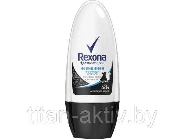 Антиперспирант для тела роликовый Прозрачный кристалл 50 мл Rexona