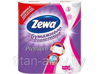 Полотенца бумажные кухонные Premium Decor 2 рул. Zewa