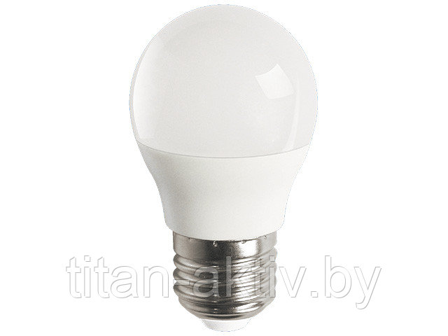 Лампа светодиодная G45 ШАР 8Вт PLED-LX 220-240В Е27 5000К JAZZWAY (60 Вт  аналог лампы накаливания,