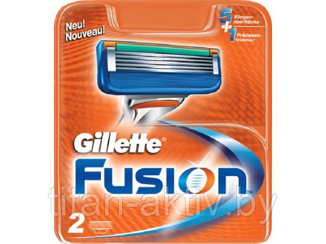 Кассеты сменные для бритвы Fusion 2 шт. Gillette