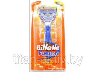 Станок для бритья + 2 кассеты Fusion Gillette