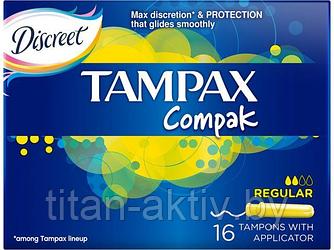 Тампоны Compac Regular 16 шт. Tampax