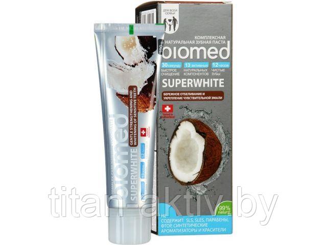 Зубная паста Super White 100 г Biomed - фото 1 - id-p207704559