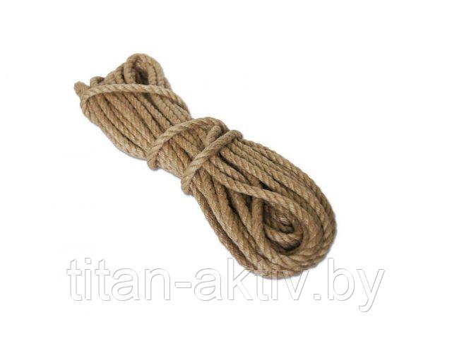 Веревка джутовая 12мм х10м - фото 1 - id-p205714419