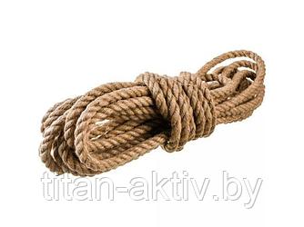 Веревка джутовая 10мм х10м
