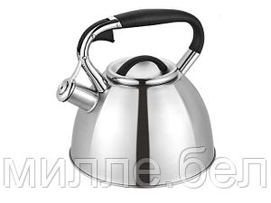 Чайник со свистком, нержавеющая сталь, 3.0 л, Jasmine, PERFECTO LINEA (Диаметр 22 см., высота 23 см., общий