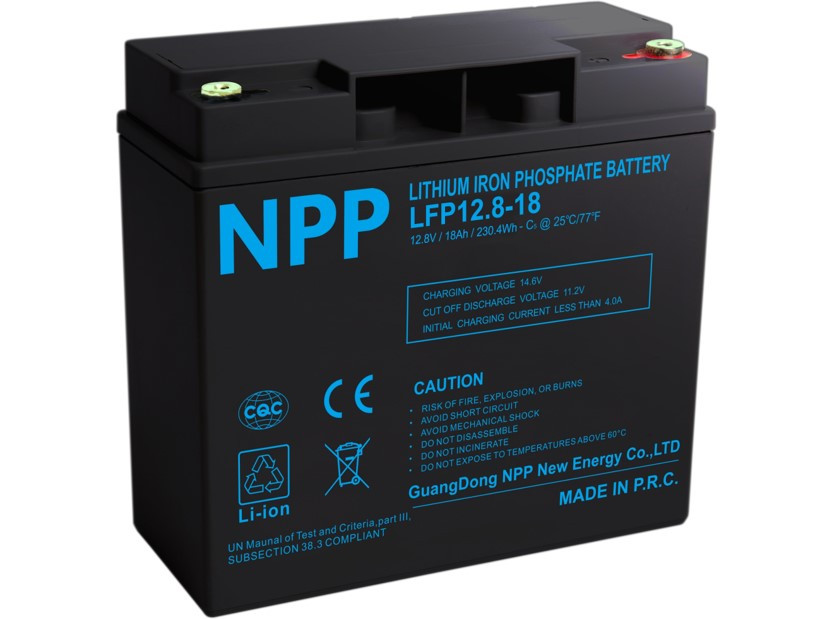 Аккумулятор NPP LiFePO4 12.8 V, 18 Ah (20A) - фото 1 - id-p207719563