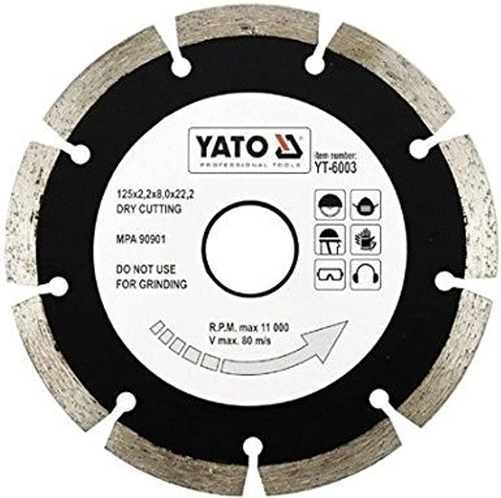 Отрезной алмазный диск "SEGMENT" 125мм Yato YT-6003 - фото 2 - id-p207719619
