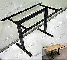 Металлическое подстолье для стола серии "Н" черное в стиле Лофт. Выбор цвета и размера. Доставка по РБ!