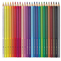 Цветные карандаши "Faber- Castell Grip 2001" 24 цвета