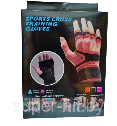Перчатки для фитнеса Training gloves (1 пара) Профессиональные тренировочные перчатки. - фото 3 - id-p207712878