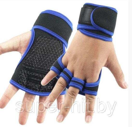 Перчатки для фитнеса Training gloves (1 пара) Профессиональные тренировочные перчатки. - фото 9 - id-p207712878