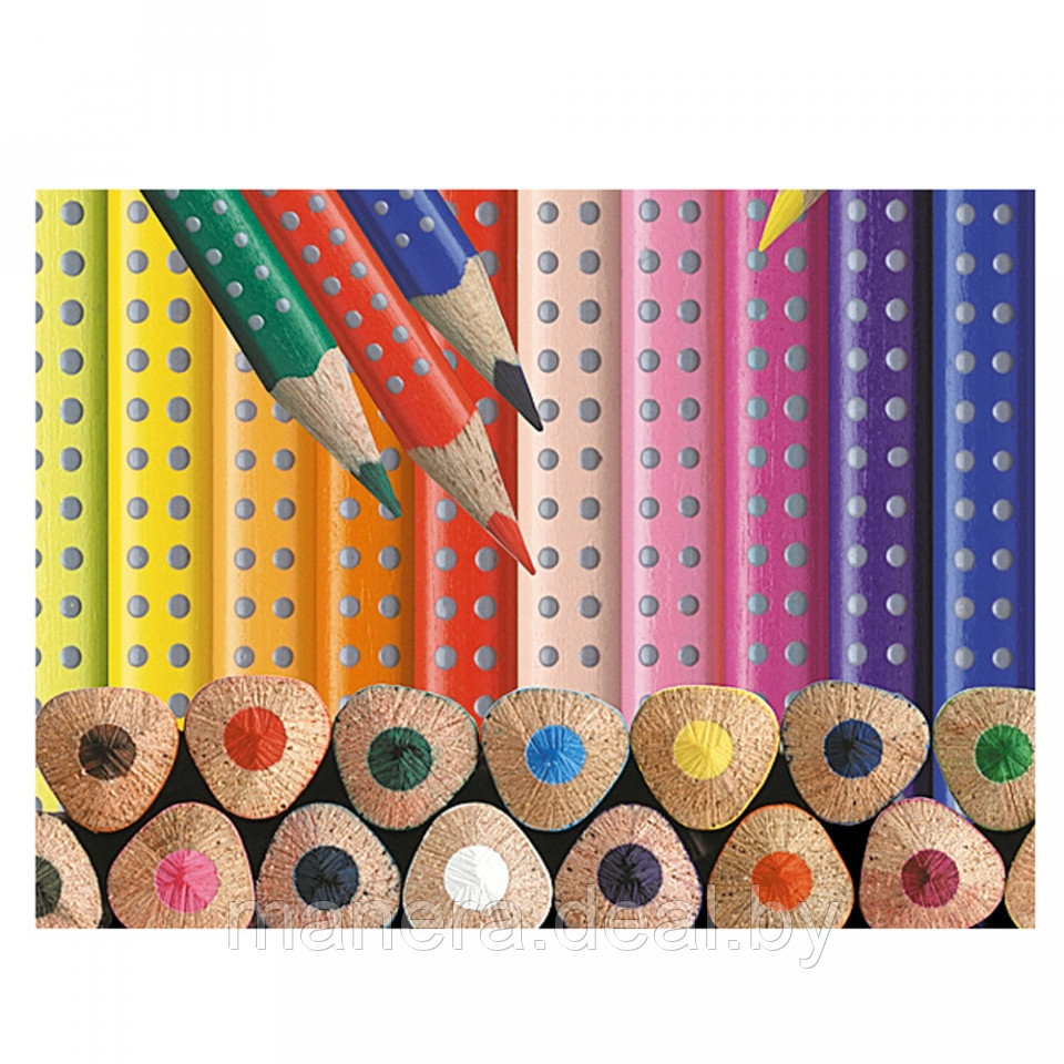Цветные карандаши "Faber- Castell Grip 2001" 36 цветов - фото 3 - id-p207751749
