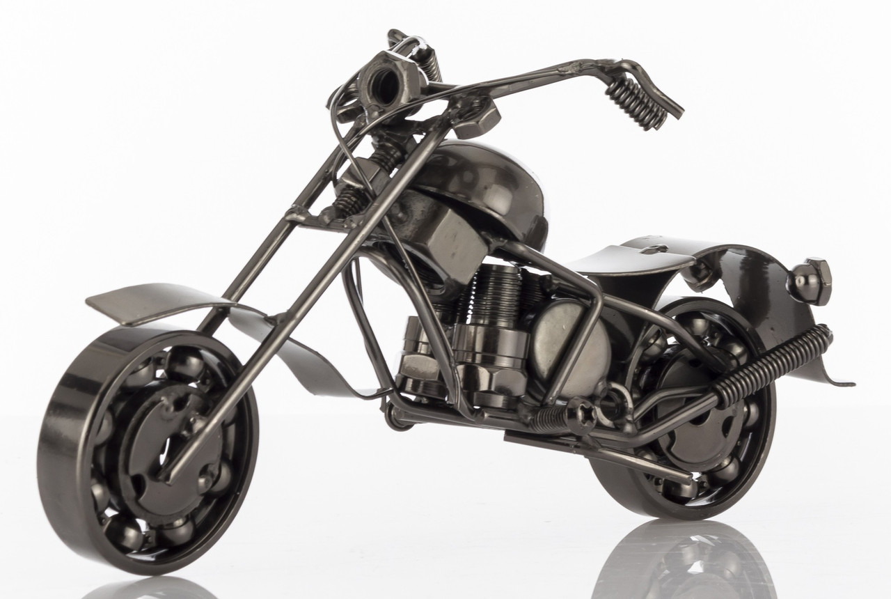 Мотоцикл металлический 10x8,5x20 cm - фото 7 - id-p207755004