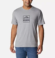 Футболка мужская Columbia Tech Trail Front Graphic SS Tee серый