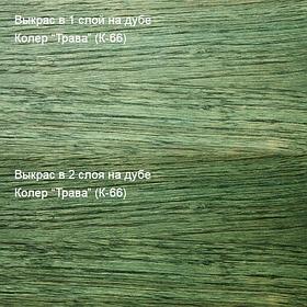 Цветное масло для дерева "Биогрунт ПРО". Антисептик. Трава (К-66)