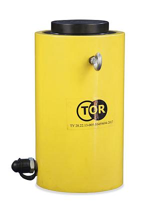 Домкрат гидравлический телескопический TOR HHYG-15510D (ДТ15Г510) 15 т (3 уровня), фото 2