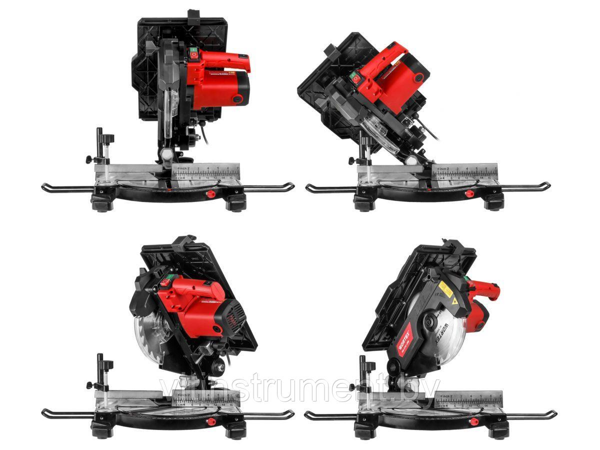 Торцовочная пила комбинированная WORTEX MS 2112 LMB в кор.(1200 Вт, 210х30.0 мм, глуб. до 55 мм, шир. до 115) - фото 7 - id-p207762884
