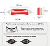 Гамак Полосатик двухместный с чехлом для хранения 230 х 100 см. / Большой дышащий гамак для отдыха, выдерживае, фото 9