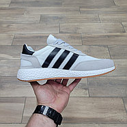 Кроссовки Adidas Iniki Runner Boost White Black, фото 2