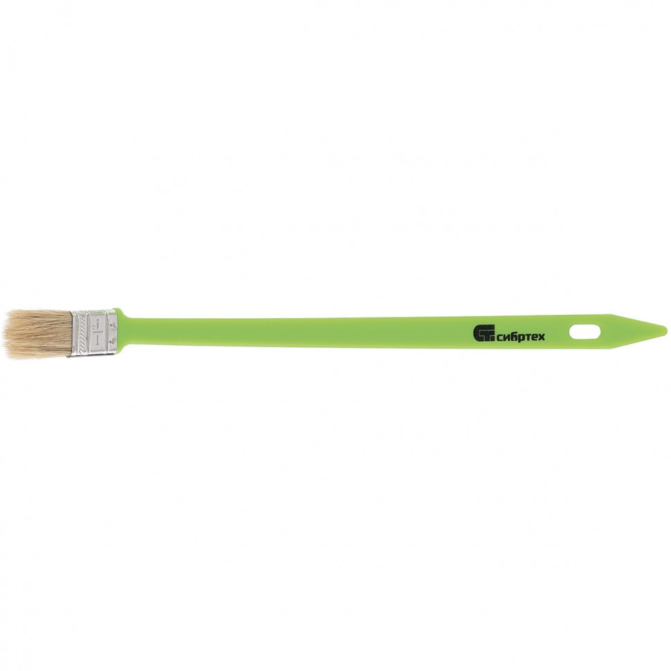 Кисть радиаторная 25 мм, натуральная щетина, пластиковая ручка Сибртех - фото 1 - id-p207771446