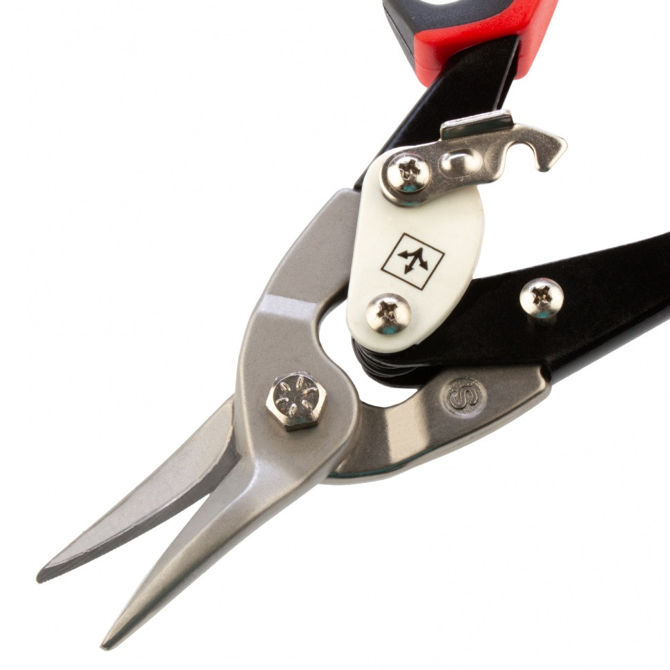 Ножницы по металлу, 250 мм, прямой рез, сталь CRMO, двухкомпонентные рукоятки, PRO Matrix - фото 5 - id-p207769767