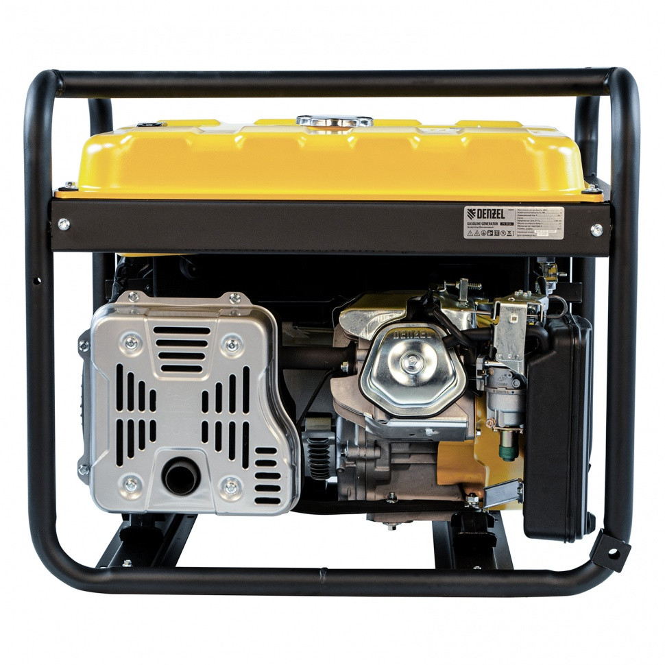 Генератор бензиновый PS 70 EA, 7.0 кВт, 230 В, 25 л, коннектор автоматики, электростартер Denzel - фото 3 - id-p207771526