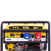 Генератор бензиновый PS 90 ED-3, 9.0 кВт, переключение режима 230 В/400 В, 25 л, электростартер Denzel, фото 2