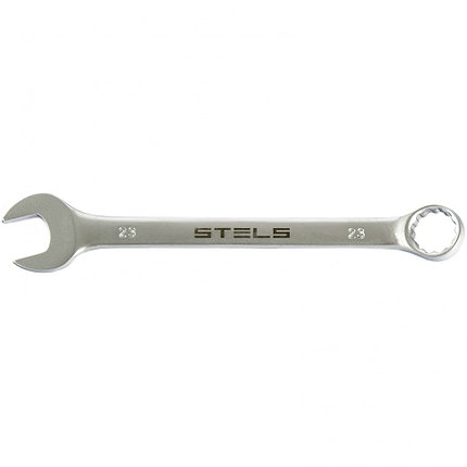 Ключ комбинированный, 23 мм, CrV, матовый хром Stels, фото 2