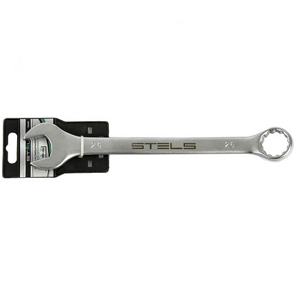 Ключ комбинированный, 26 мм, CrV, матовый хром Stels, фото 2