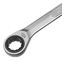 Ключ комбинированный трещоточный, 17 мм, количество зубьев 100 Gross, фото 3
