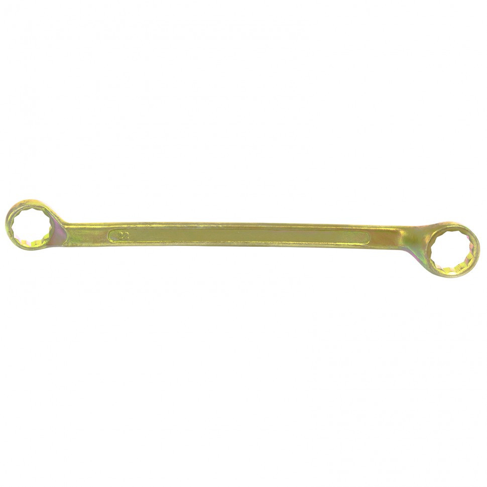 Ключ накидной, 22 х 24 мм, желтый цинк Сибртех - фото 1 - id-p207767466