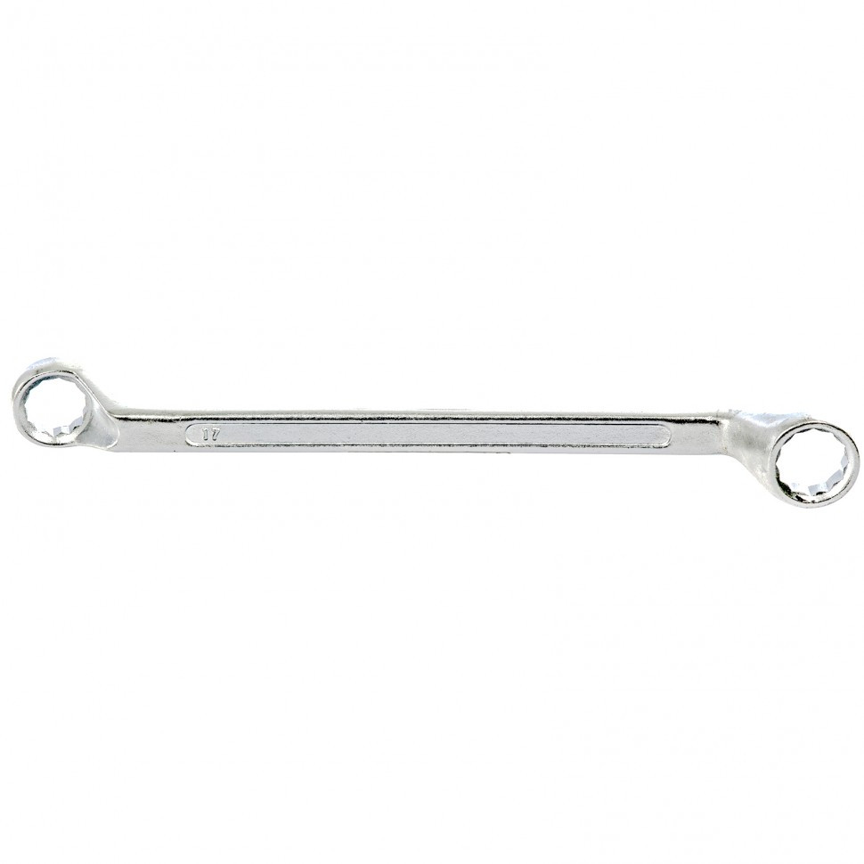 Ключ накидной коленчатый, 17 х 19 мм, хромированный Sparta - фото 1 - id-p207767470